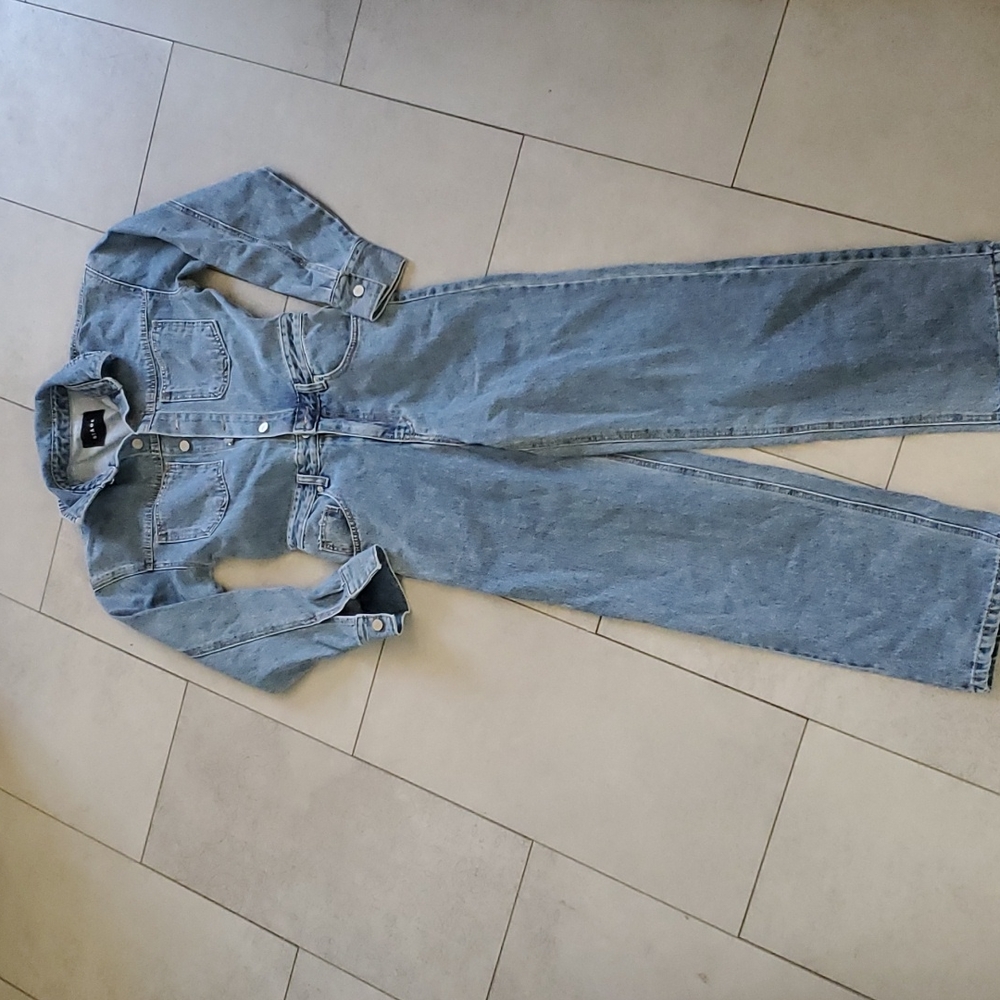 JEAN JUMPSUIT..FROM STAGE.